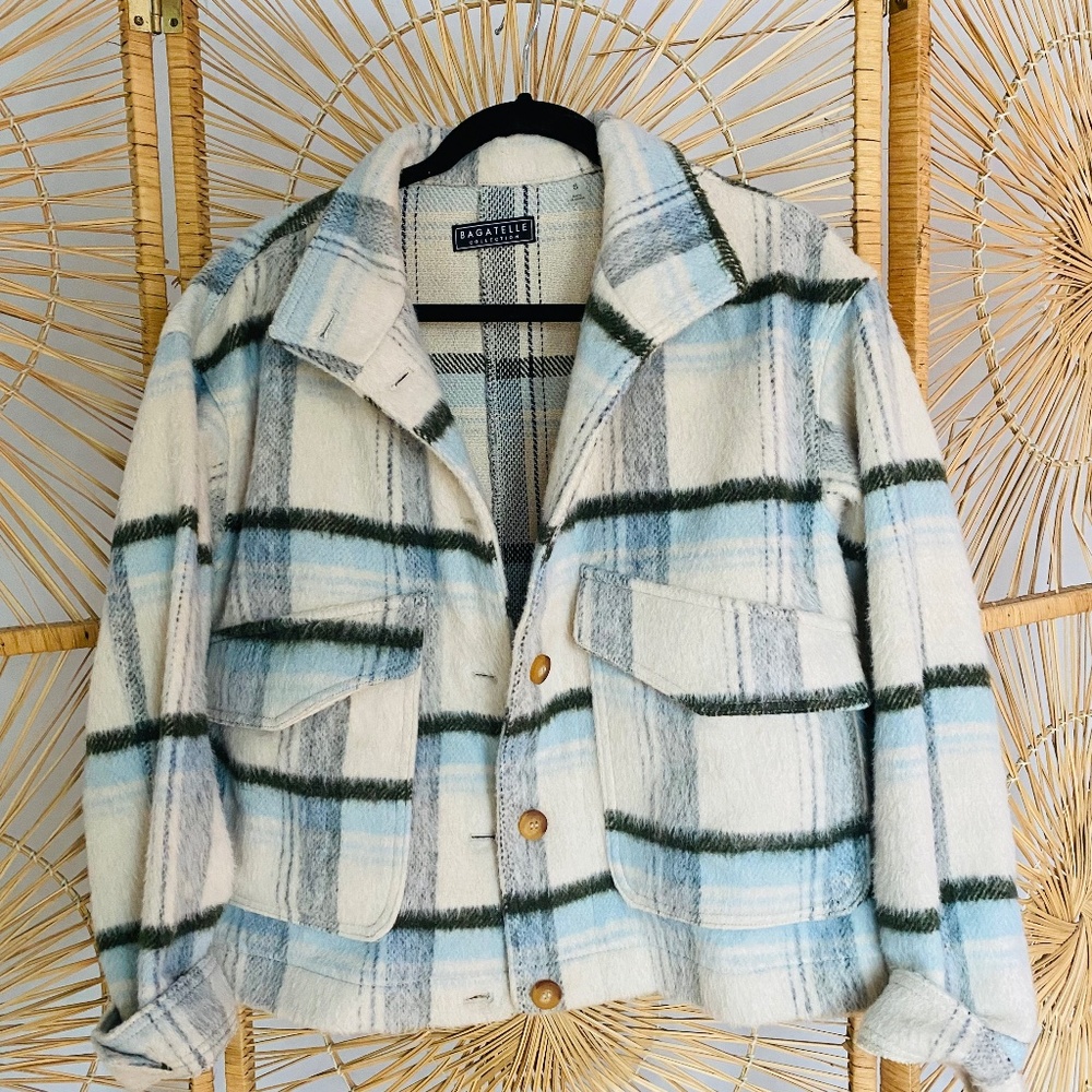 Bagatelle Plaid Shacket